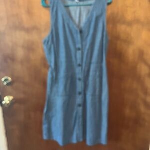 Old Navy Denim Blue Sleeveless Dress
